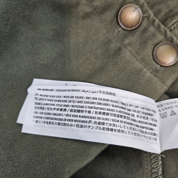 NWT Abercrombie & Fitch Olive Y2K Sailor Cotton Jean Skirt Size 0 Women's H57‎ - Picture 6 of 11